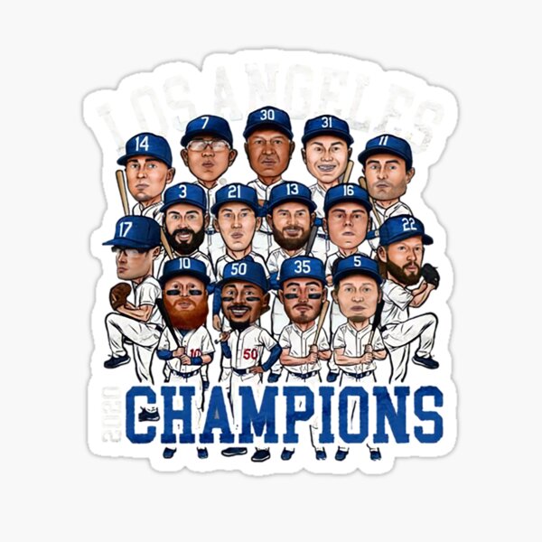 Los Angeles T-ShirtLos Angeles champions 2020 for Dodgers fans Sticker