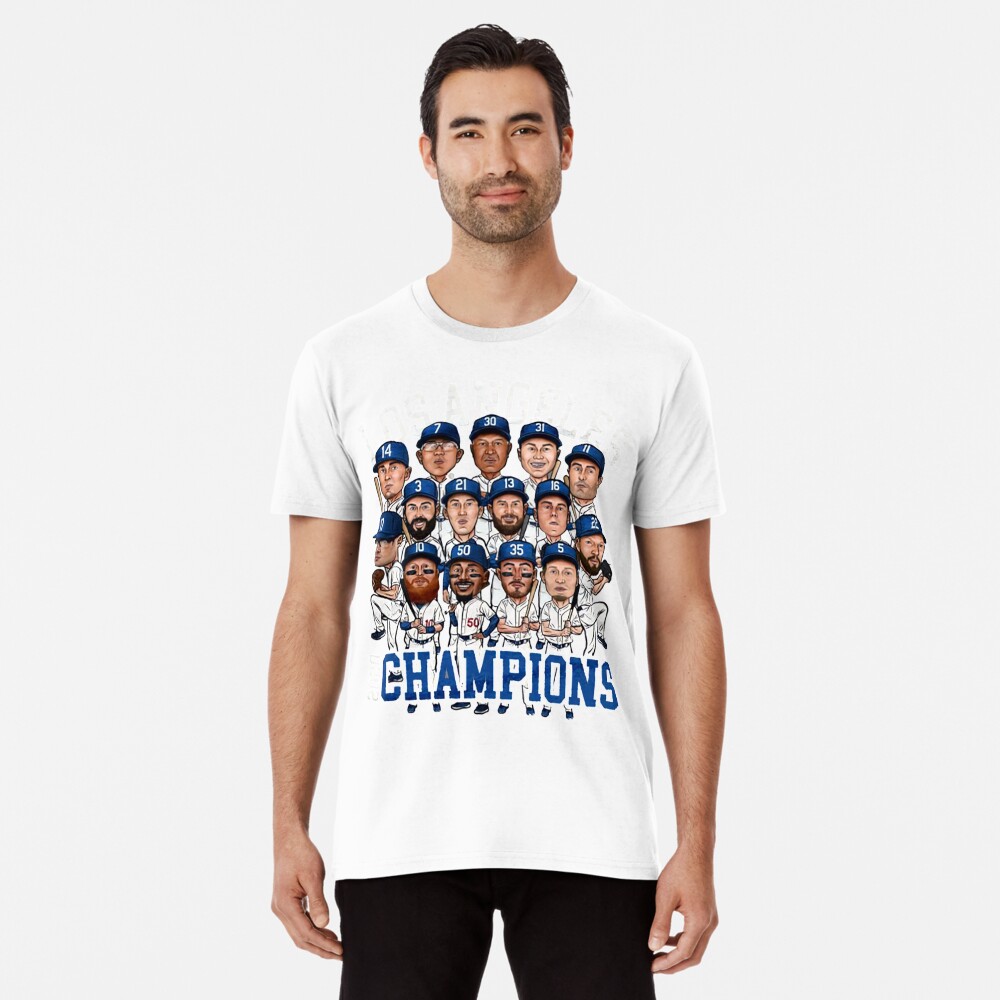 The Dodgers The Beatles Los Angeles Dodgers Signatures T-Shirts
