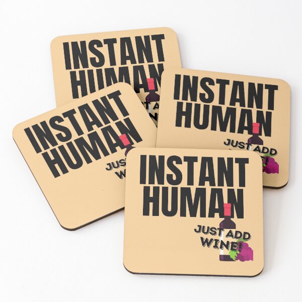 Item preview, Instant Human Just Add Wine designed and sold by ModkMerch.