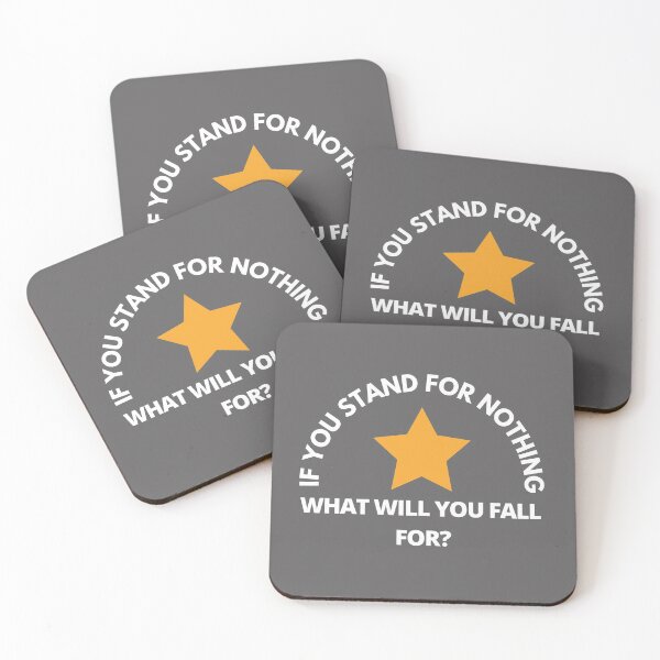 Item preview, IF YOU STAND FOR NOTHING WHAT WILL YOU FALL FOR? - Hamilton designed and sold by LandOfSmile.