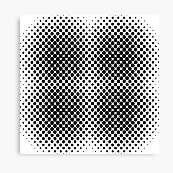 Radial Dot Gradient Canvas Print