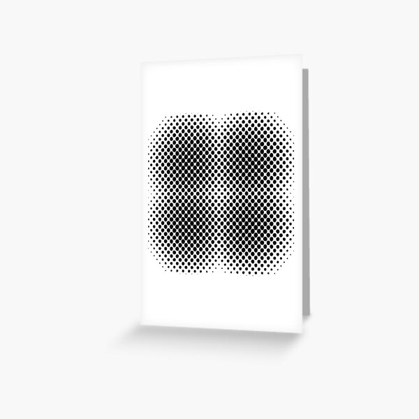 Radial Dot Gradient Greeting Card