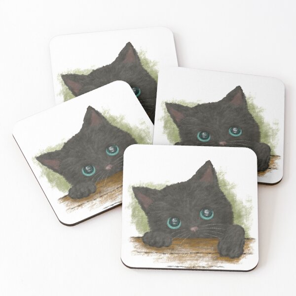 Item preview, Black Cat with Blue Eyes designed and sold by Toru Sanogawa.