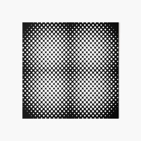 Radial Dot Gradient Art Board Print