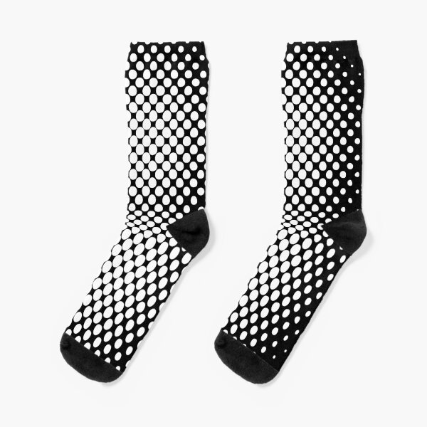 Radial Dot Gradient Socks