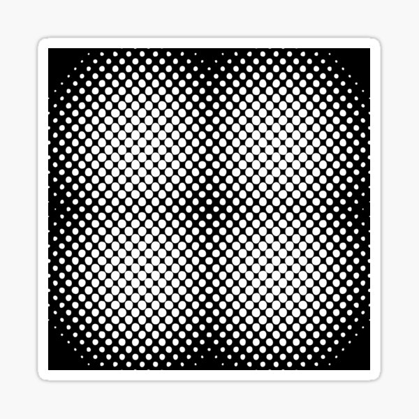 Radial Dot Gradient Sticker