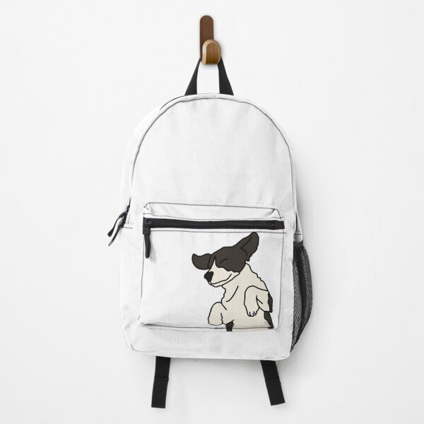 Item preview, Black and White Frolicking Puppy on White designed and sold by Rocket-To-Pluto.