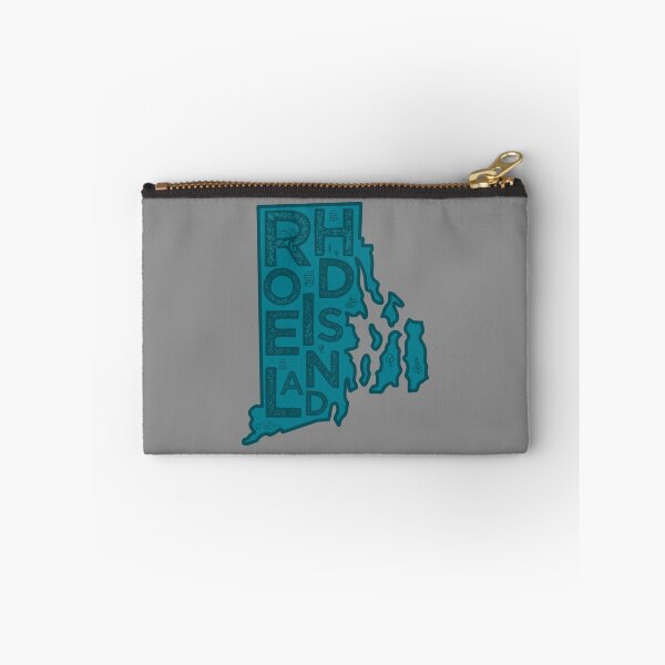 Item preview, Rhode Island Map Typography Navy designed and sold by HelloGentry.