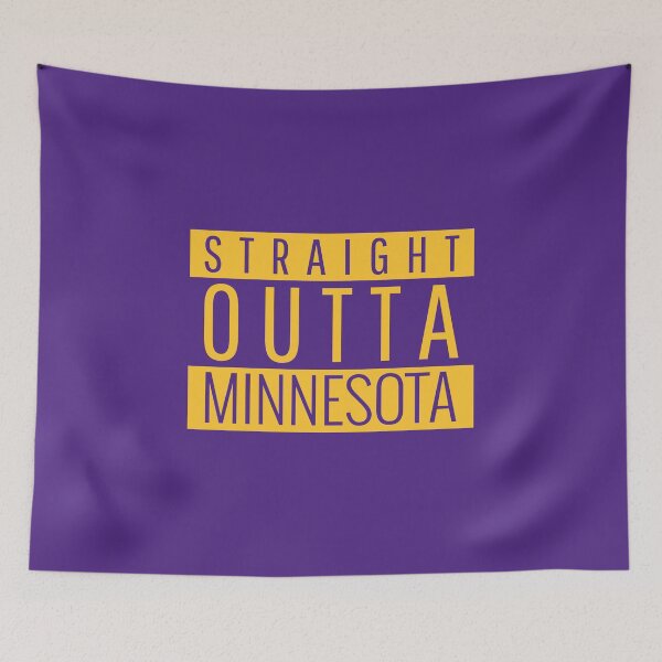 Item preview, Straight Outta Minnesota Football designed and sold by ricknosis.