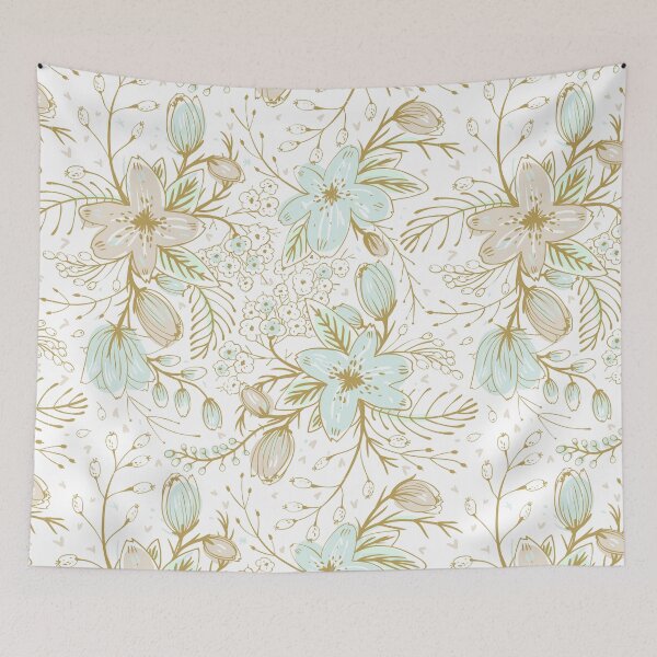 Item preview, Vintage light color floral Patterns, Vintage floral Patterns, Vintage decorative floral Patterns  designed and sold by garniturex.