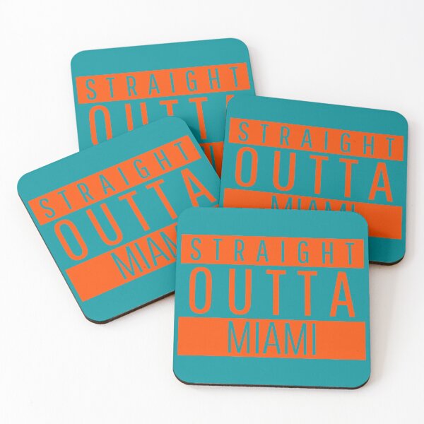 Item preview, Straight Outta Miami Football designed and sold by ricknosis.
