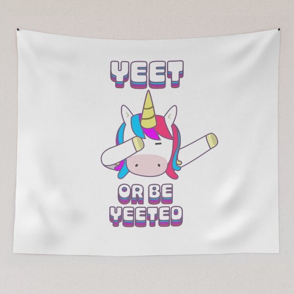 Item preview, yeet or be yeeted unicorn desing designed and sold by momo-panto.