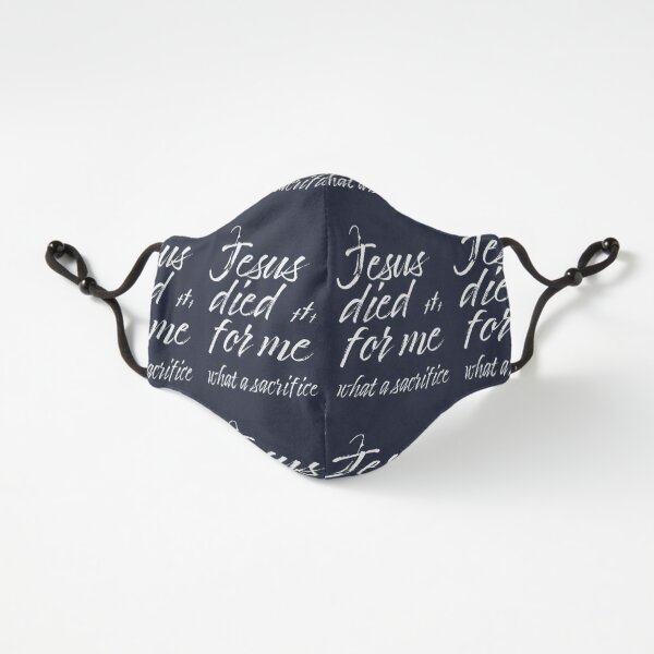 Jesus Died For Me What a Sacrifice Inspirational Christian Message (m) Fitted 3-Layer