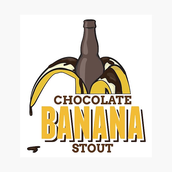 Chocolate Banana Stout Photographic Print