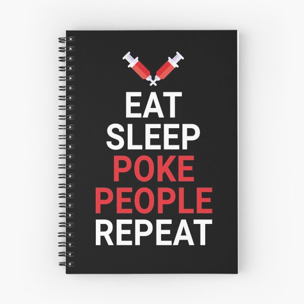 Item preview, Eat Sleep Poke People Repeat designed and sold by AJAD212.