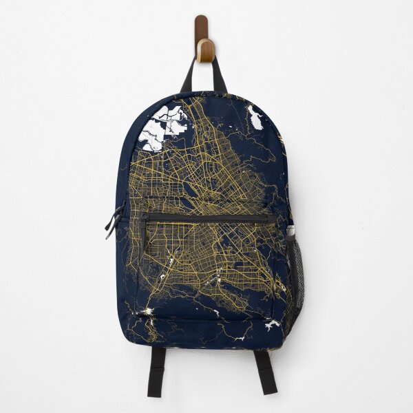 Item preview, San Jose City Map of the United States - Gold Art Deco designed and sold by deMAP.
