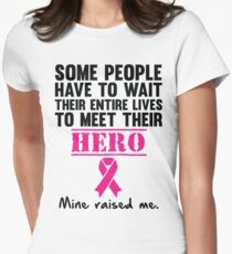 Breast Cancer Hero Women's Fitted T-Shirt
