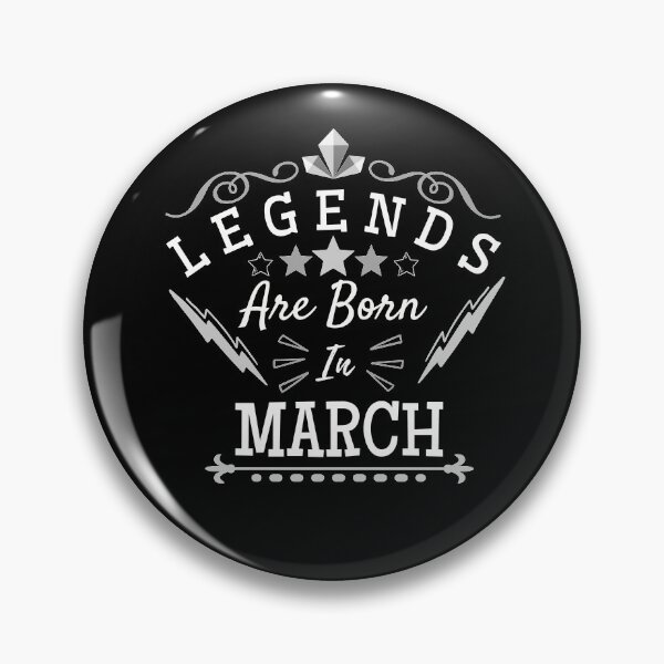 Item preview, Legends Are Born In March designed and sold by Joy Poddar.
