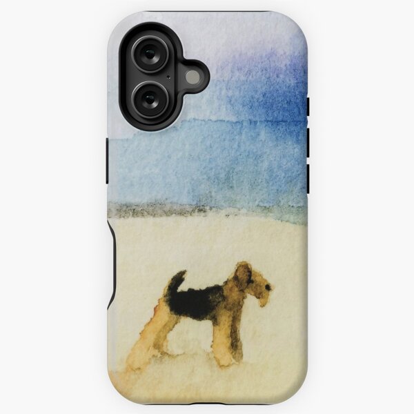 Item preview, Airedale Terrier Dog 'Beach' designed and sold by archyscottie.