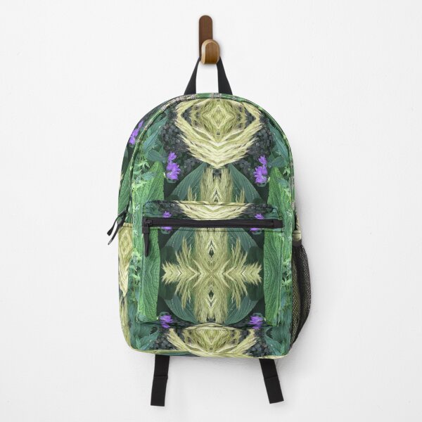 Item preview, Botanical, Divine - Blonde Grass, Violet and Green Leaves designed and sold by RoseAromas.