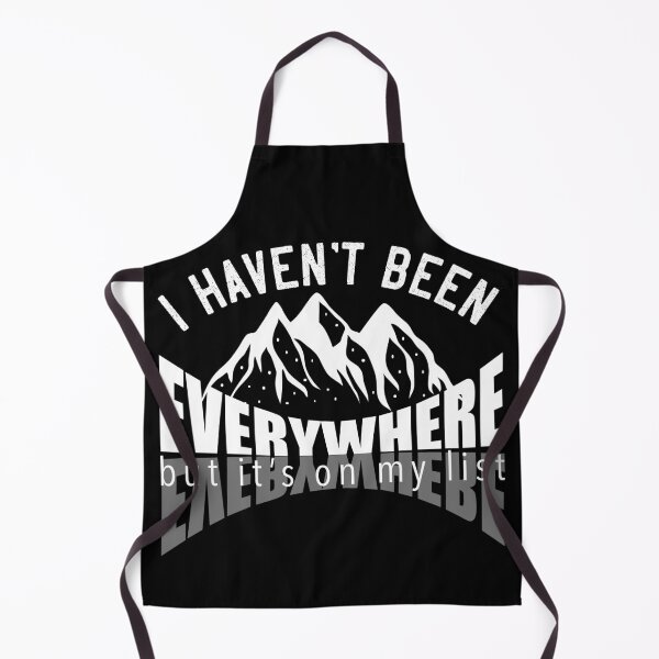 Item preview, v2 Funny Travelling Quote - I haven't been everywhere but it's on my list for black designed and sold by taby2you.