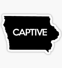Iowa Captive IA Sticker