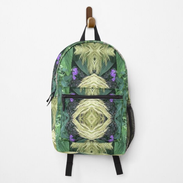 Item preview, Botanical, Divine - Blonde Grass, Violet and Green Leaves, Variation designed and sold by RoseAromas.