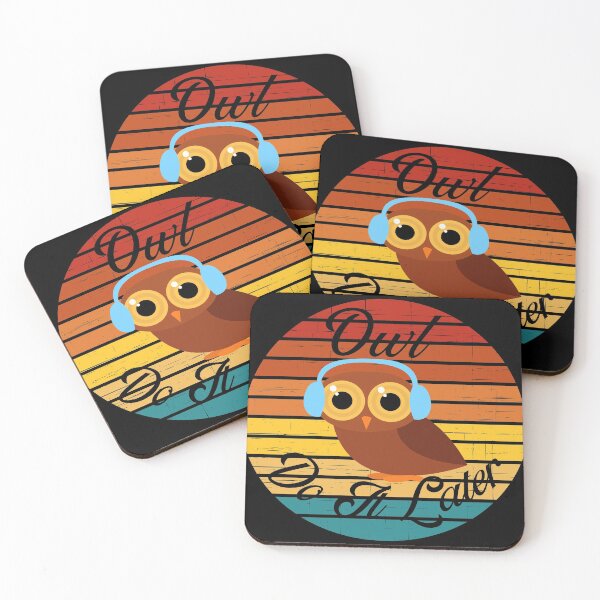Item preview, Owl Do It Later designed and sold by StephenMollie.