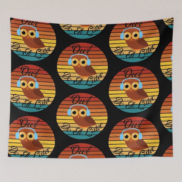 Item preview, Owl Do It Later designed and sold by StephenMollie.