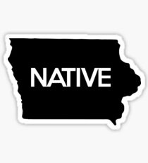 Iowa Native IA Sticker
