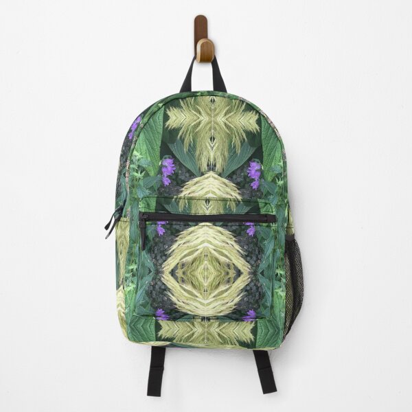 Item preview, Botanical, Divine - Blonde Grass, Violet and Green Leaves, Variation designed and sold by RoseAromas.