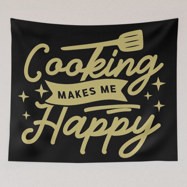 Item preview, Cooking makes me happy designed and sold by Astralia.
