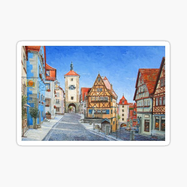 Item preview, Rothenburg Germany designed and sold by Mike Rabe Art.