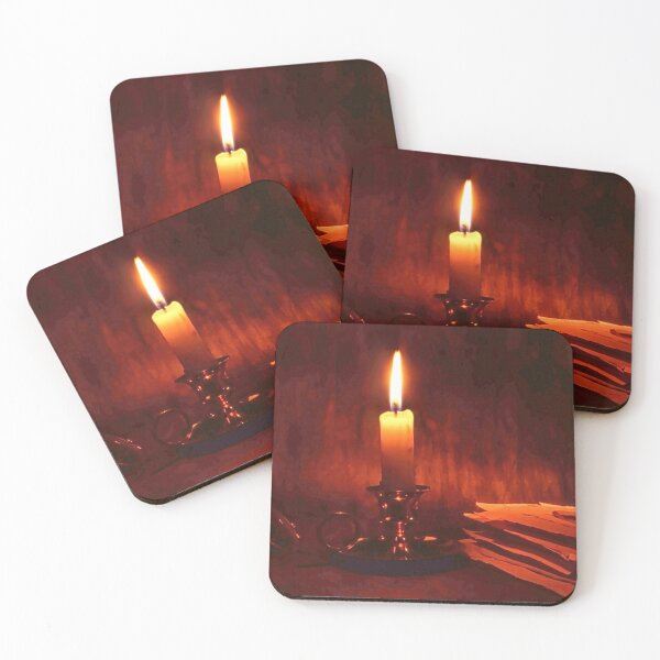 Item preview, Candle and old books designed and sold by Sasas Photography.