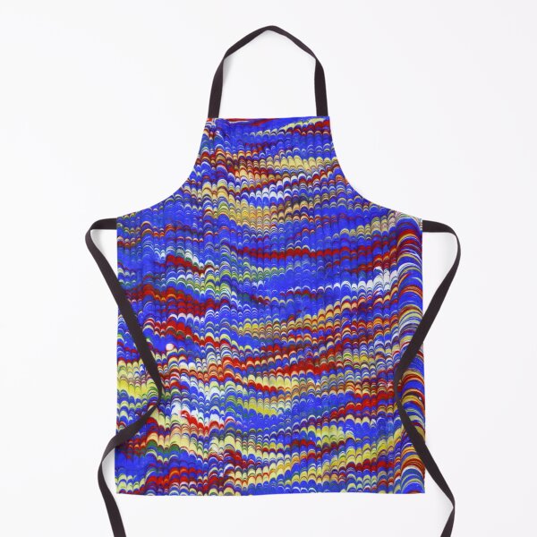 Item preview, Abstract Vintage Marbling / Marbled Paper With Blue\Red Mix Pattern designed and sold by T Artist.