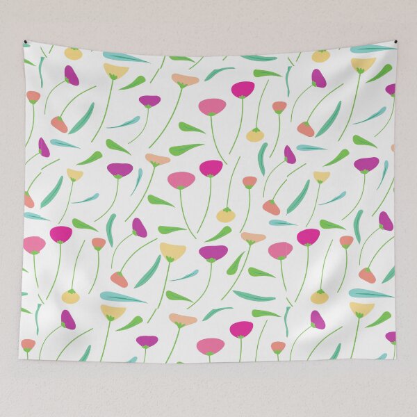 Item preview, Simple Floral Patterns, Vintage floral Patterns, simple colorful floral Patterns, Pattern for girls and women designed and sold by garniturex.