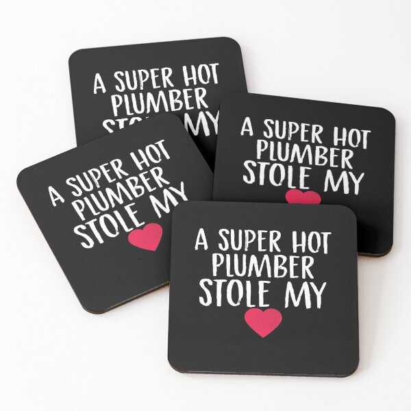 Item preview, A Super Hot Plumber Stole My Heart Plumber Wife Plumber Husband Plumber Valentine's Day Couples Fiance designed and sold by Akmloza.