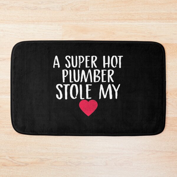 Item preview, A Super Hot Plumber Stole My Heart Plumber Wife Plumber Husband Plumber Valentine's Day Couples Fiance designed and sold by Akmloza.