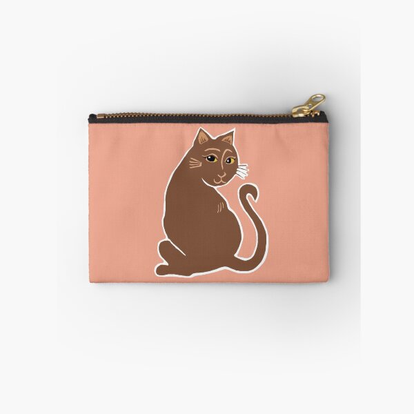 Item preview, Brown Cat with Yellow Eyes designed and sold by Abigail Davidson.