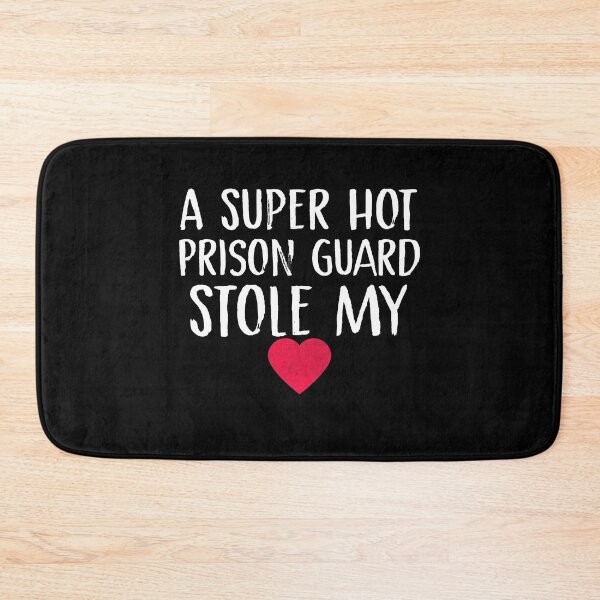 Item preview, A Super Hot Prison Guard Stole My Heart Prison Guard Wife Prison Guard Husband Prison Guard Valentine's Day Couples Fiance designed and sold by Akmloza.