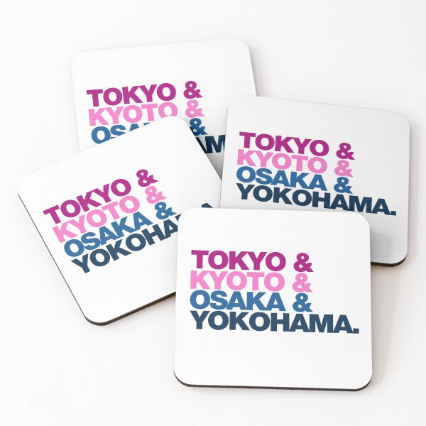 Item preview, Tokyo Kyoto Osaka Yokohama Japan designed and sold by YALPOShop.