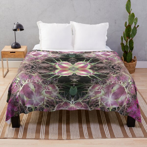 Item preview, Botanical, Divine - Magenta Beauty, Love-in-the-Mist designed and sold by RoseAromas.