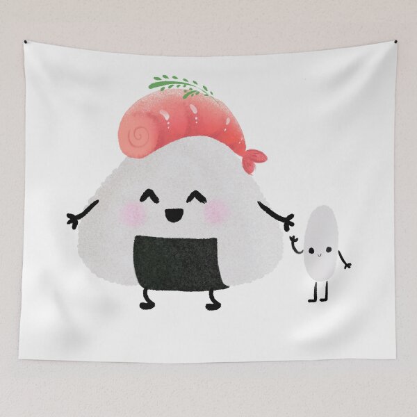 Item preview, Japanese Food Riceball Rice Ball Onigiri  designed and sold by cattiktoks1718.