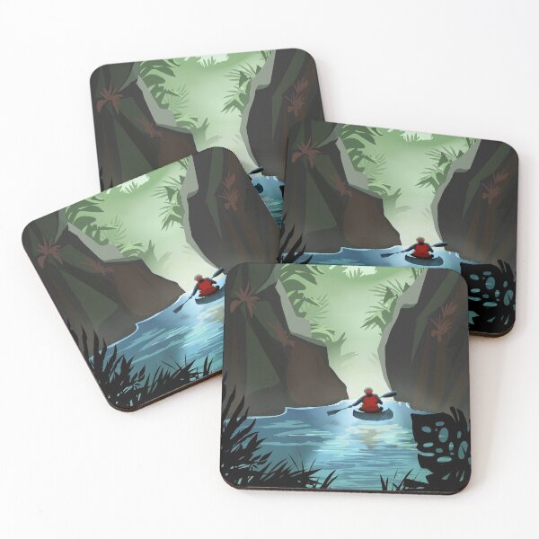 Item preview, Kayaking On Mountain River designed and sold by Vector Scout Lab.