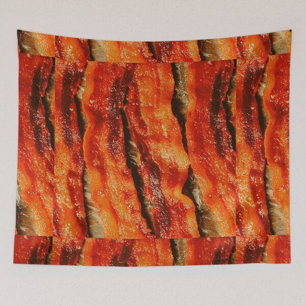 Item preview, Delicious Crispy Fried Meat Salami Background Pattern  designed and sold by conceptDVS.