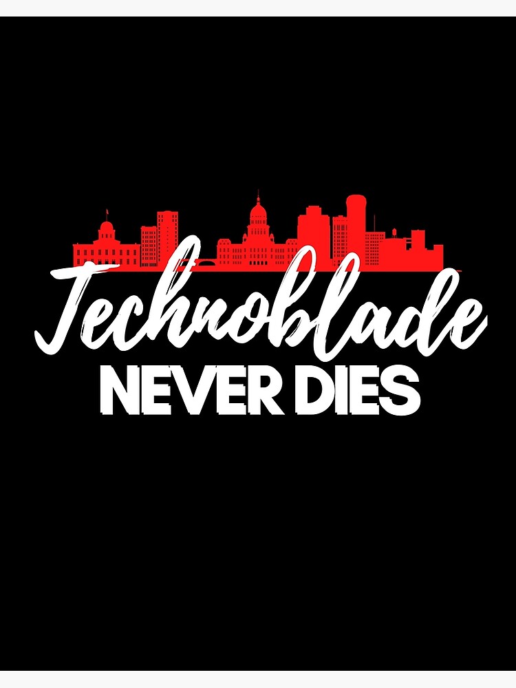 technoblade never dies games | Art Board Print