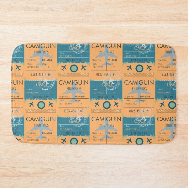 Item preview, CAMIGUIN PHILIPPINES RETRO PLANE TICKET BAG TAG FILIPINO designed and sold by aydapadi.