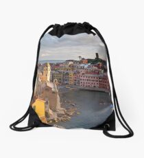 Vernazza Trail View Drawstring Bag
