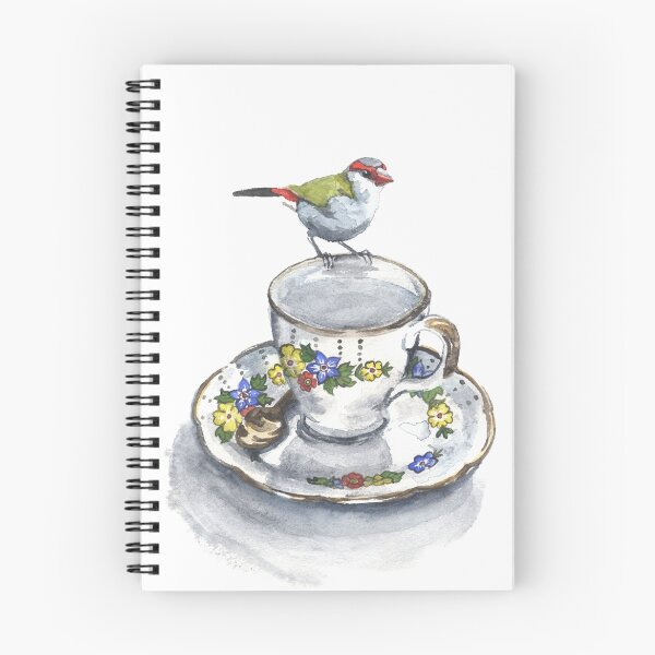 Item preview, High Tea Red Browed Finch designed and sold by Denise Faulkner.