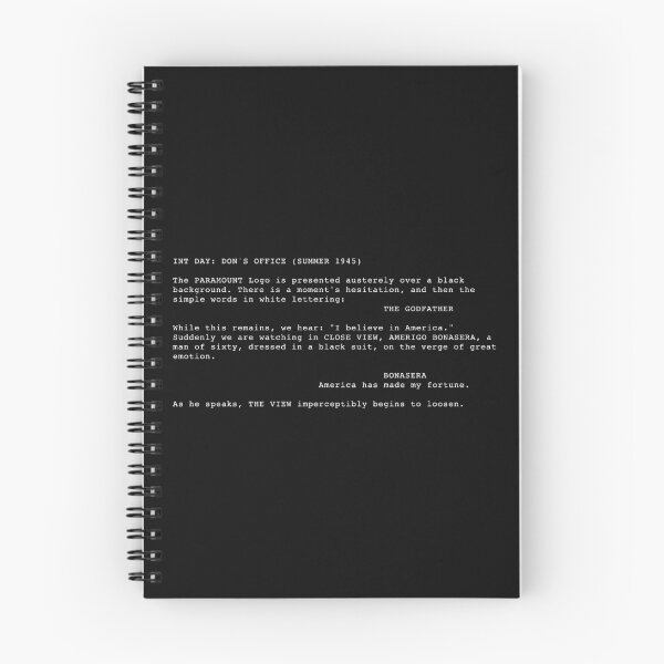 Item preview, The Godfather Screenplay  designed and sold by JahidMunna.